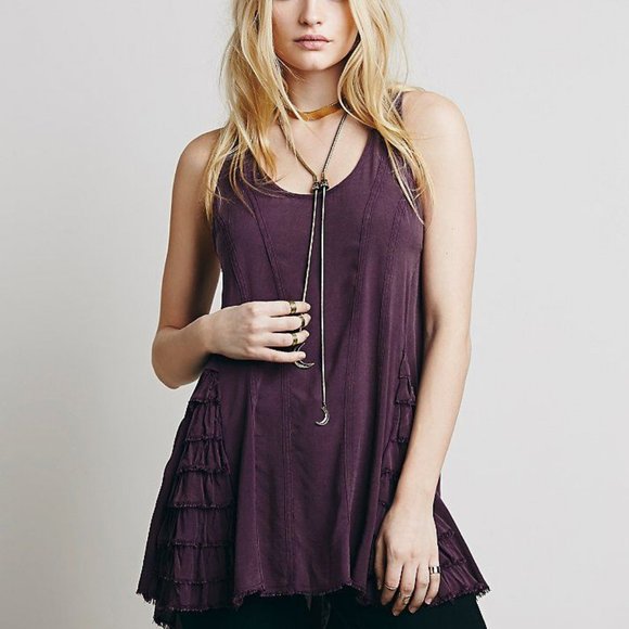 Free People Ruffled Up Cami - Picture 1 of 5